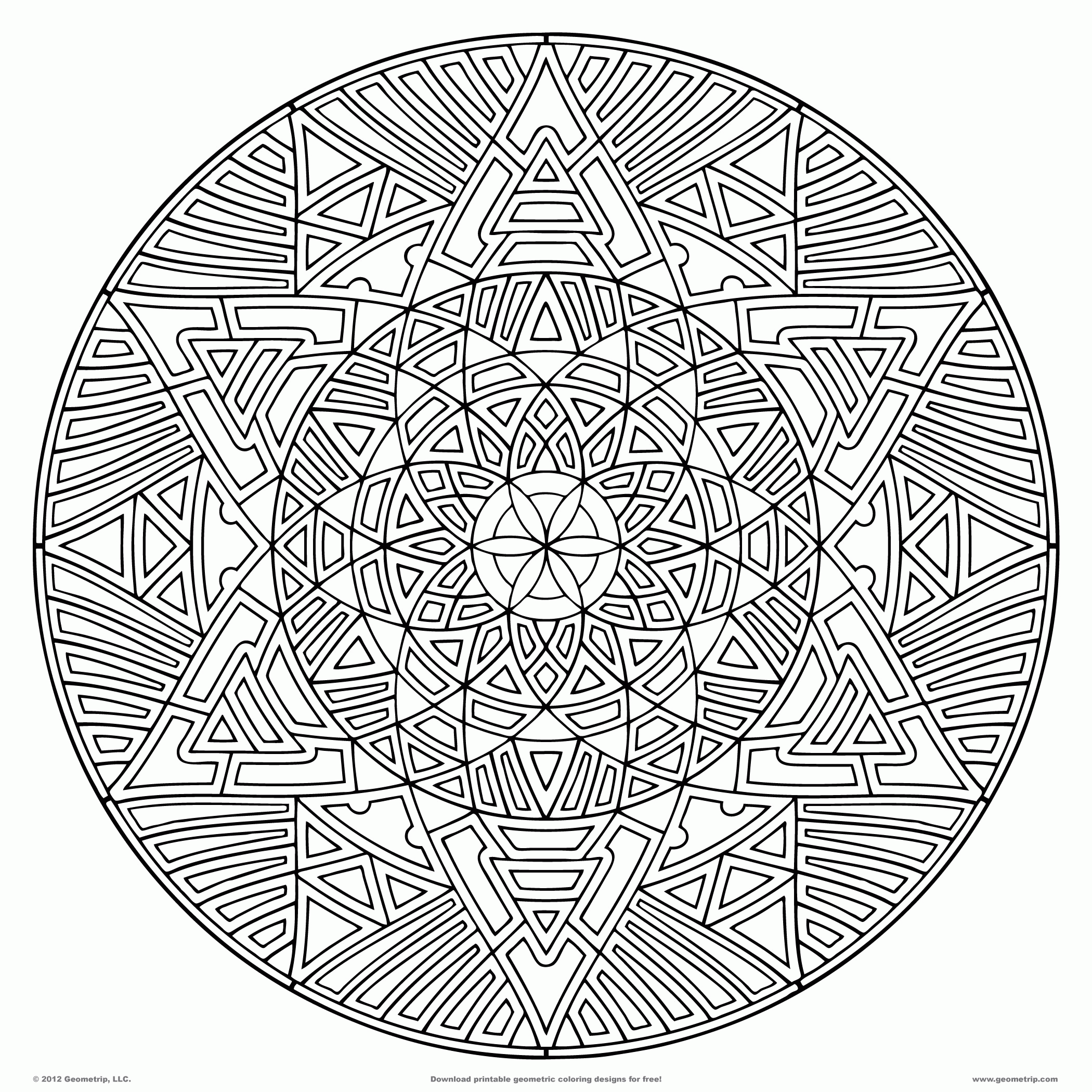 Free Printable Complex Coloring Pages Coloring Home
