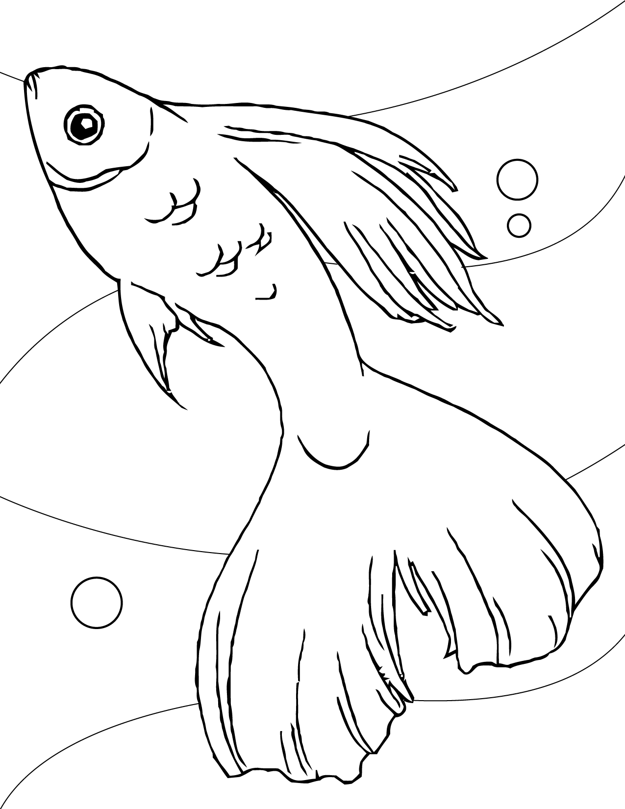 Fish Coloring Pages For Preschoolers