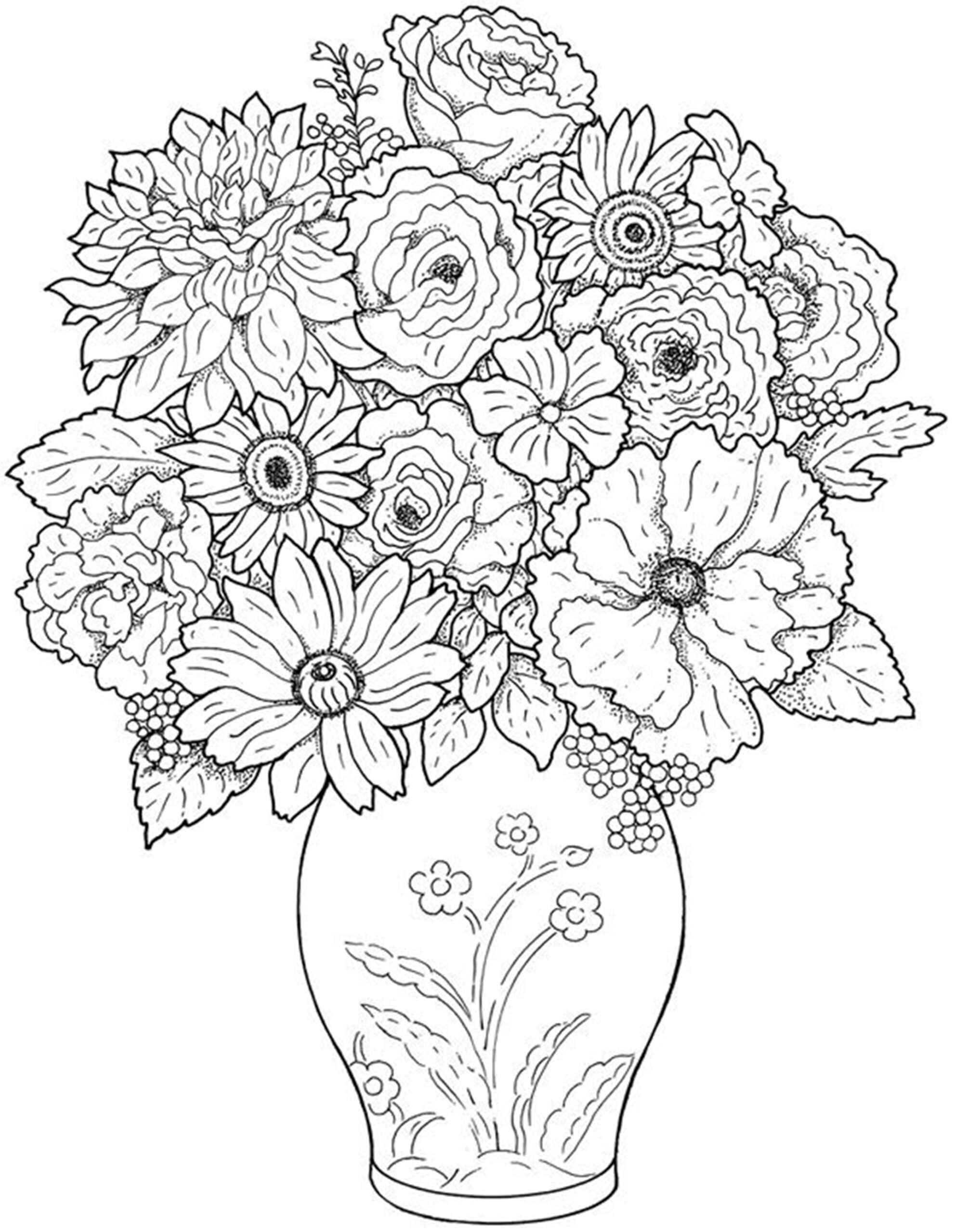 Free Printable Flower Coloring Pages For Kids Best Coloring Pages For Kids