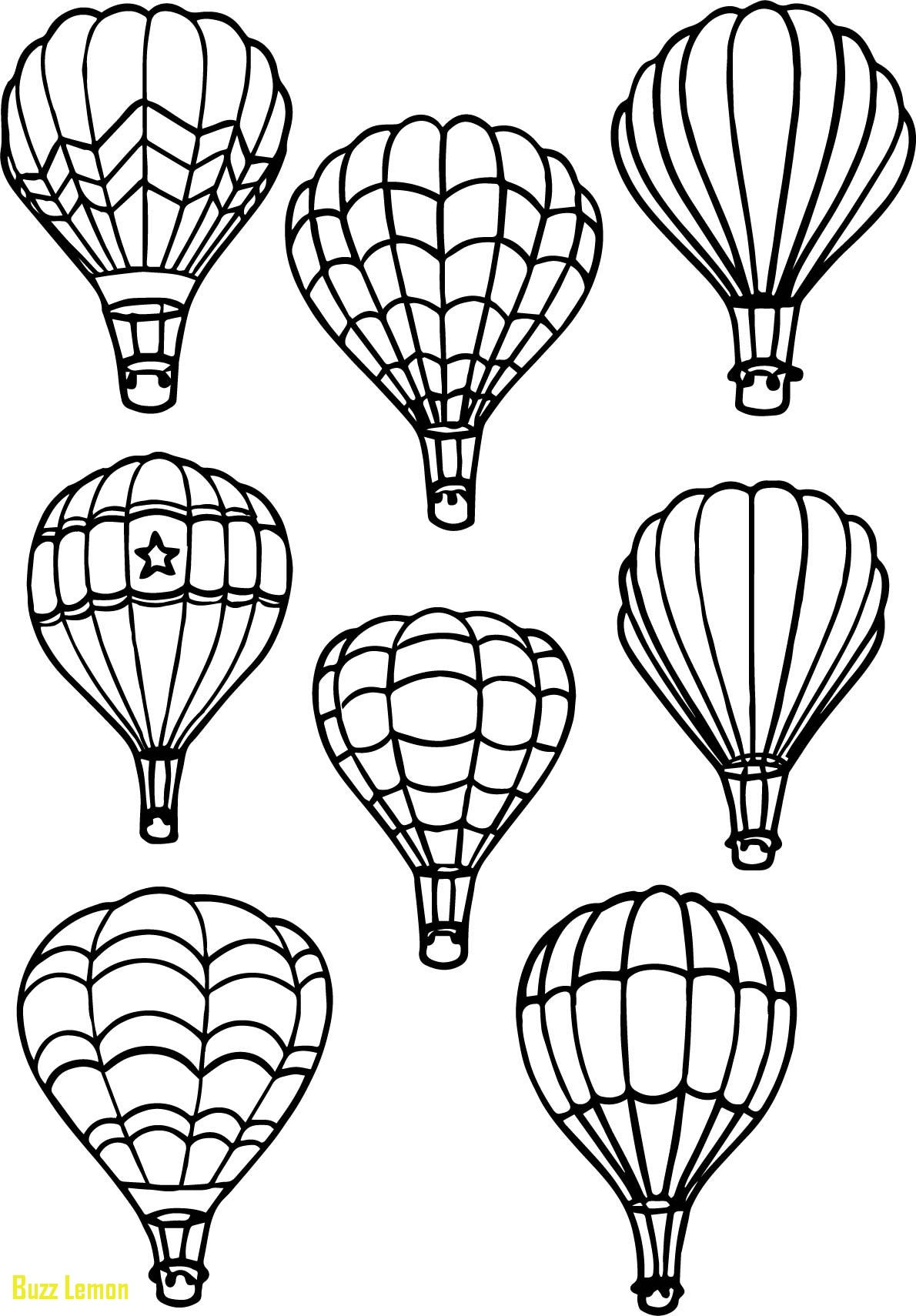 Free Printable Hot Air Balloon Coloring Pages Printable Templates
