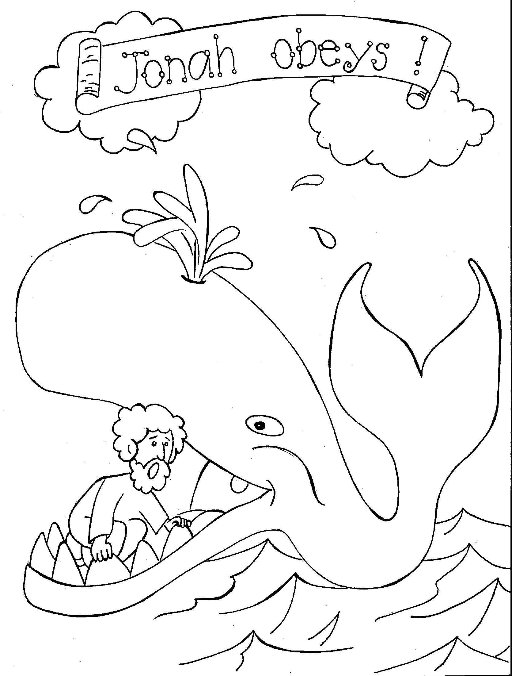 Free Printable Jonah Coloring Pages