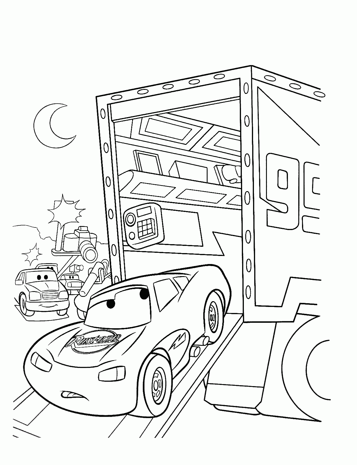 Free Printable Lightning McQueen Coloring Pages For Kids Best Coloring Pages For Kids