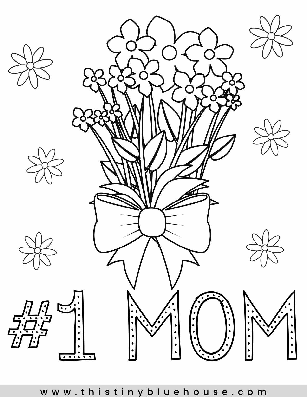Mom Coloring Page