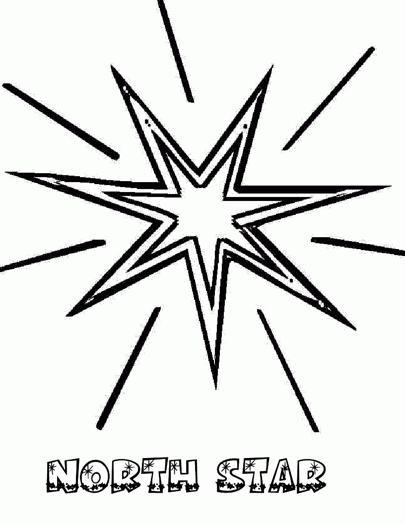 Christmas Star Coloring Page
