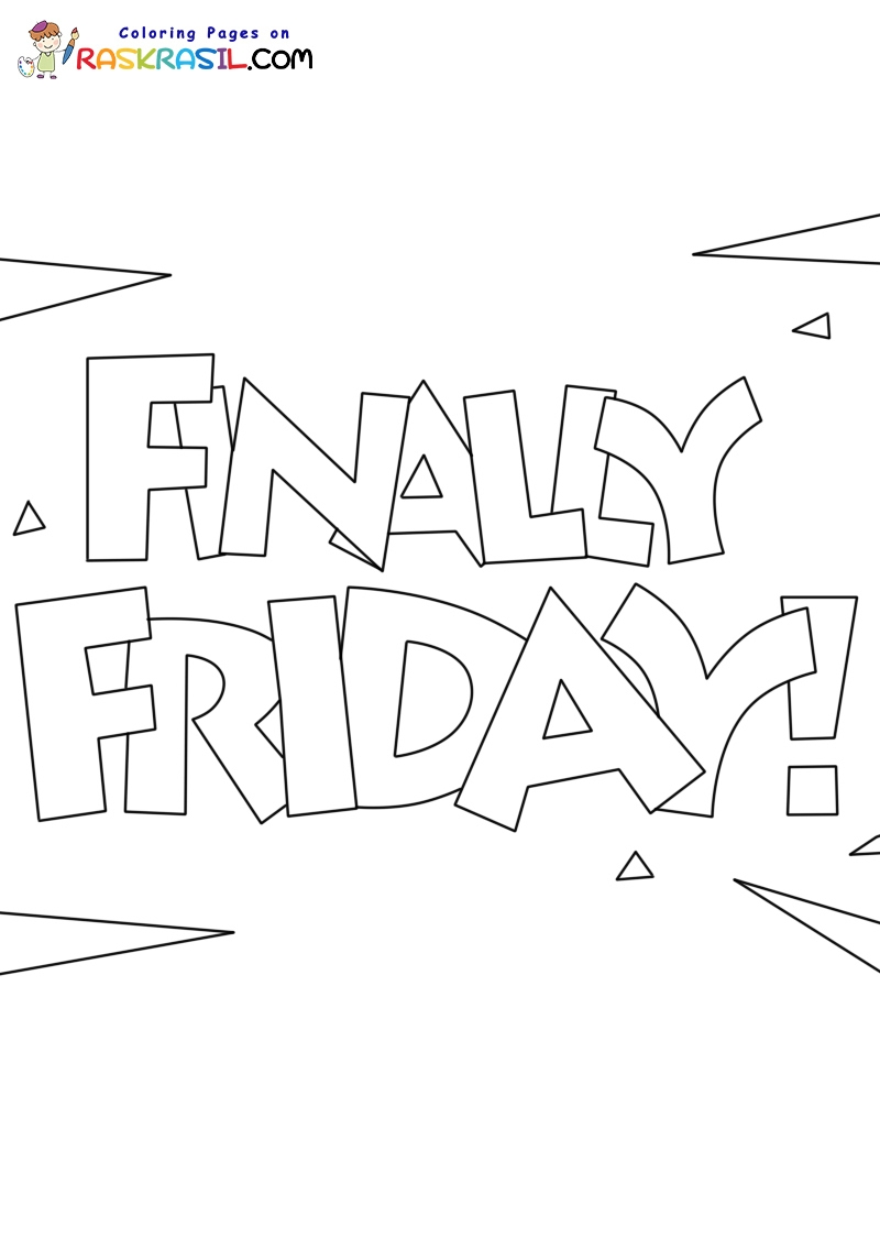 Friday Coloring Pages