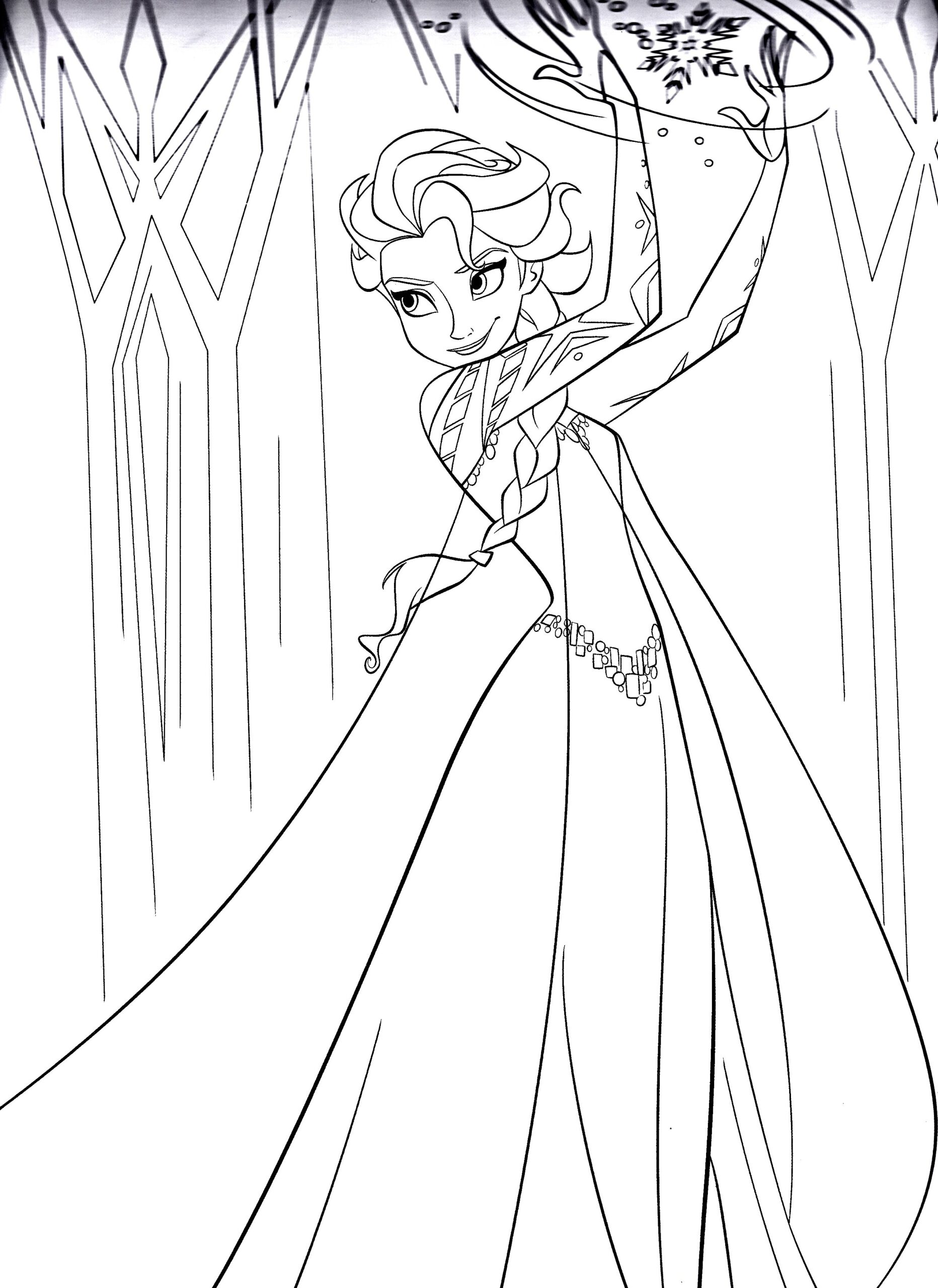 Frozen To Print For Free Frozen Coloring Pages For Kids