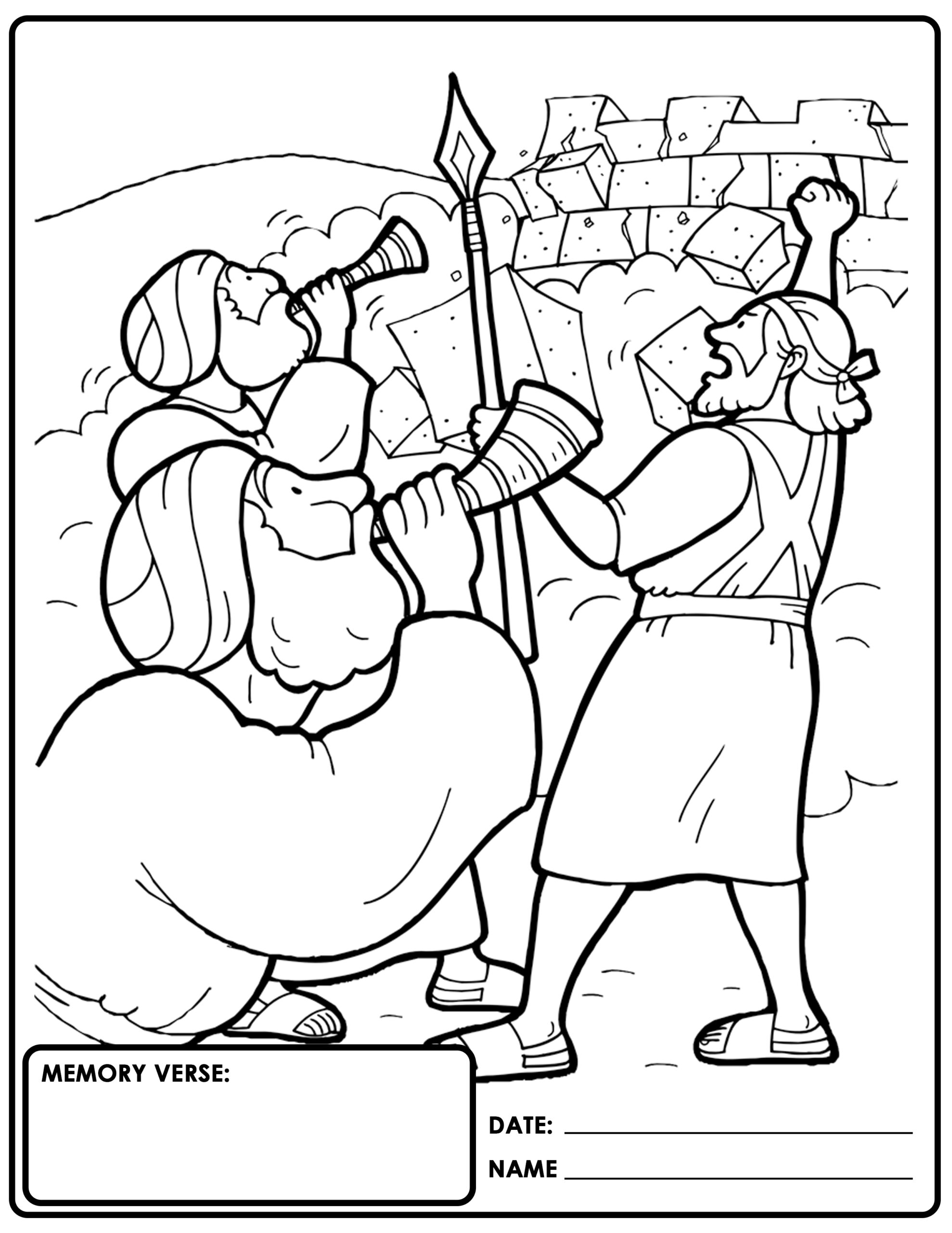 Gideon Bible Coloring Pages