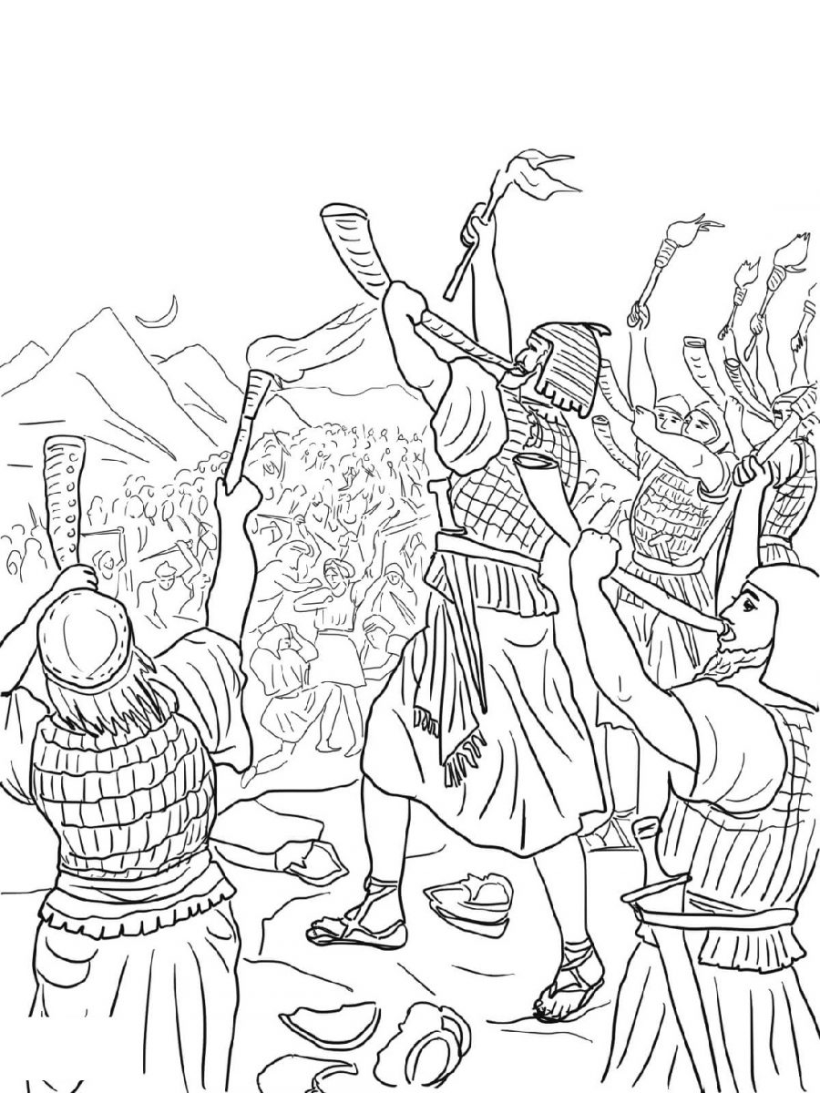 Gideon Coloring Pages For All Generations K5 Worksheets