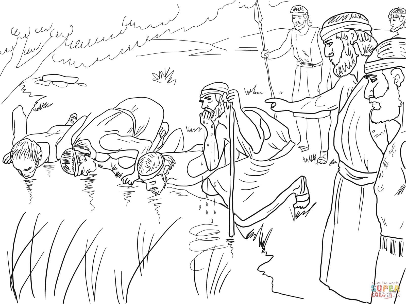 Gideon Coloring Page