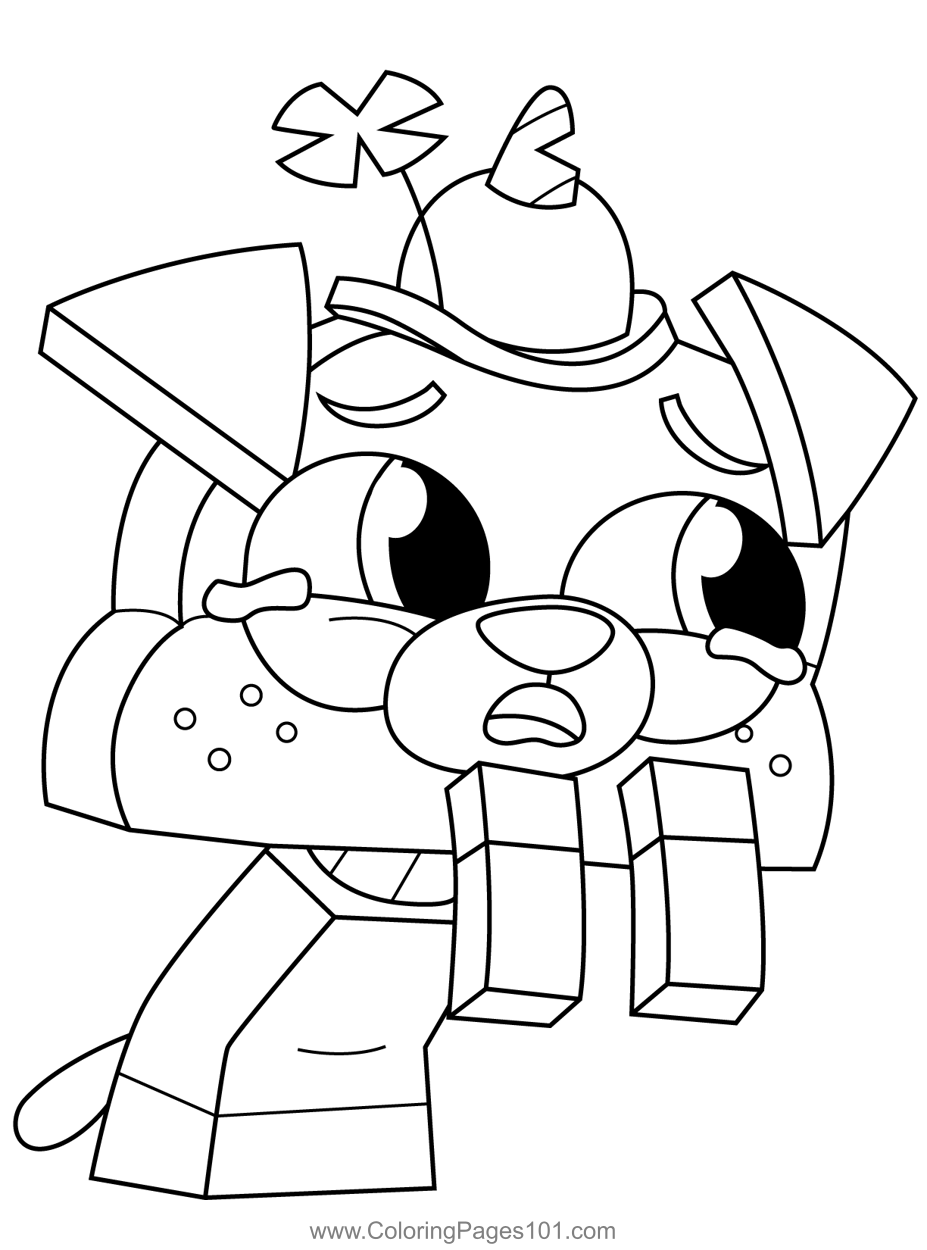 Unikitty Coloring Page