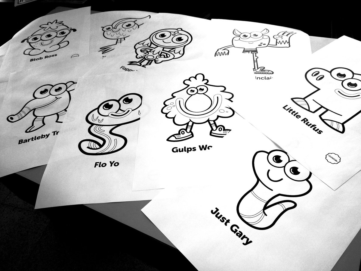 Gonoodle Characters Coloring Pages
