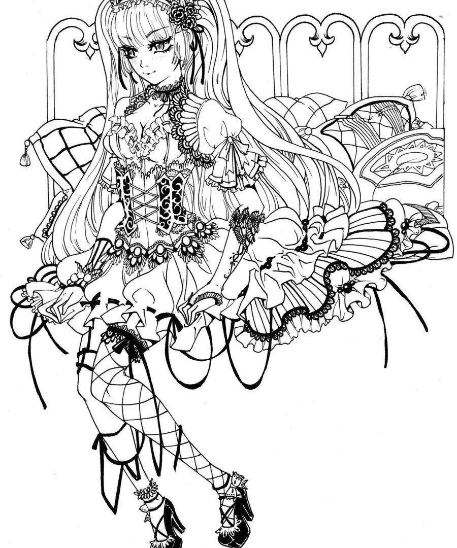 Fantasy Gothic Coloring Pages