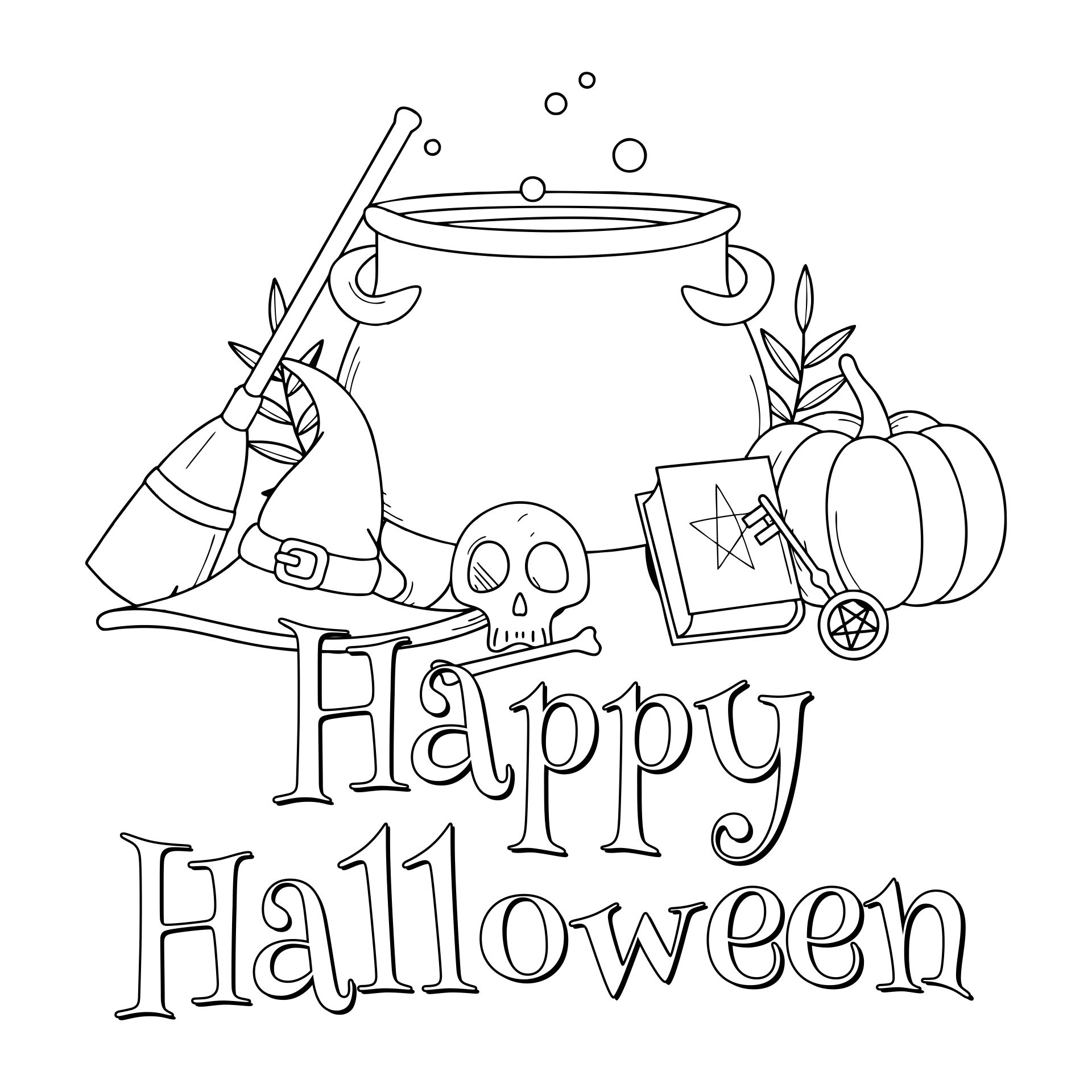 Halloween Coloring Pages Pdf