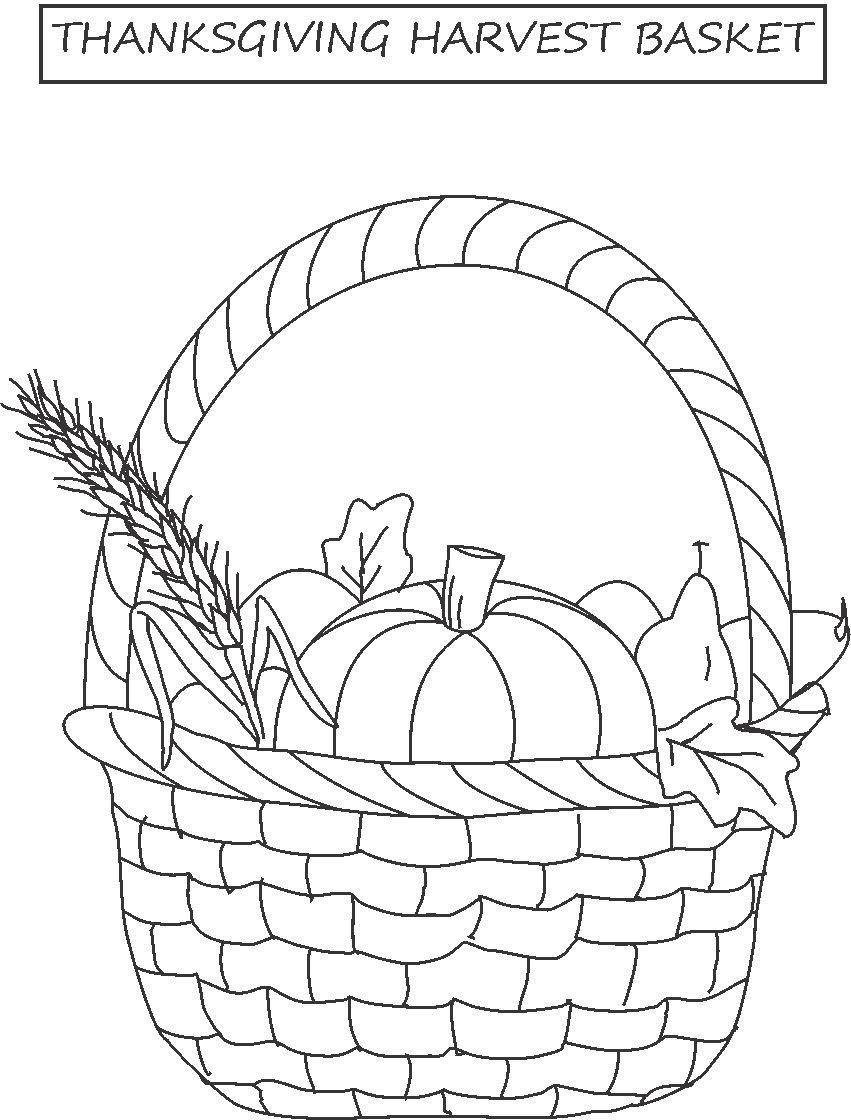 Harvest Coloring Pages