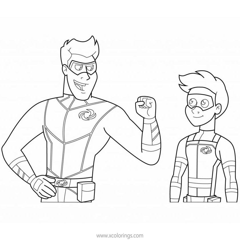 Henry Danger Coloring Pages Characters XColorings