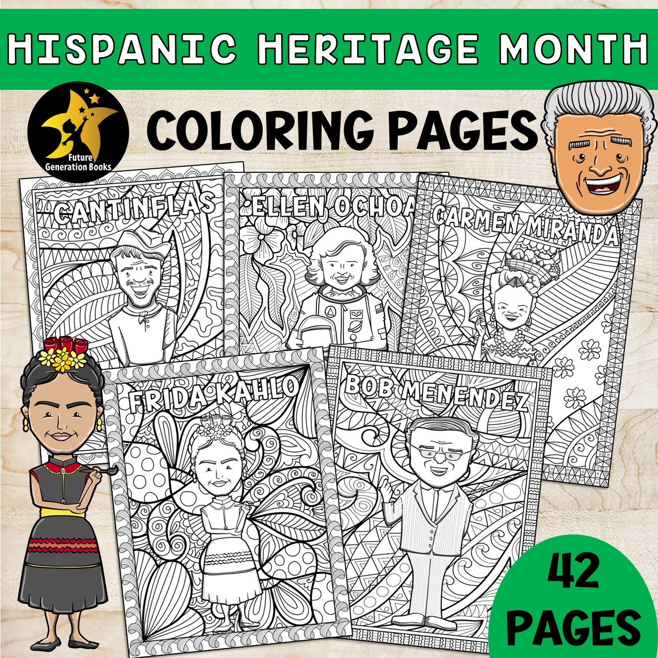 Hispanic Heritage Month Coloring Pages Bulletin Board Hispanic Heritage Month Activities Made