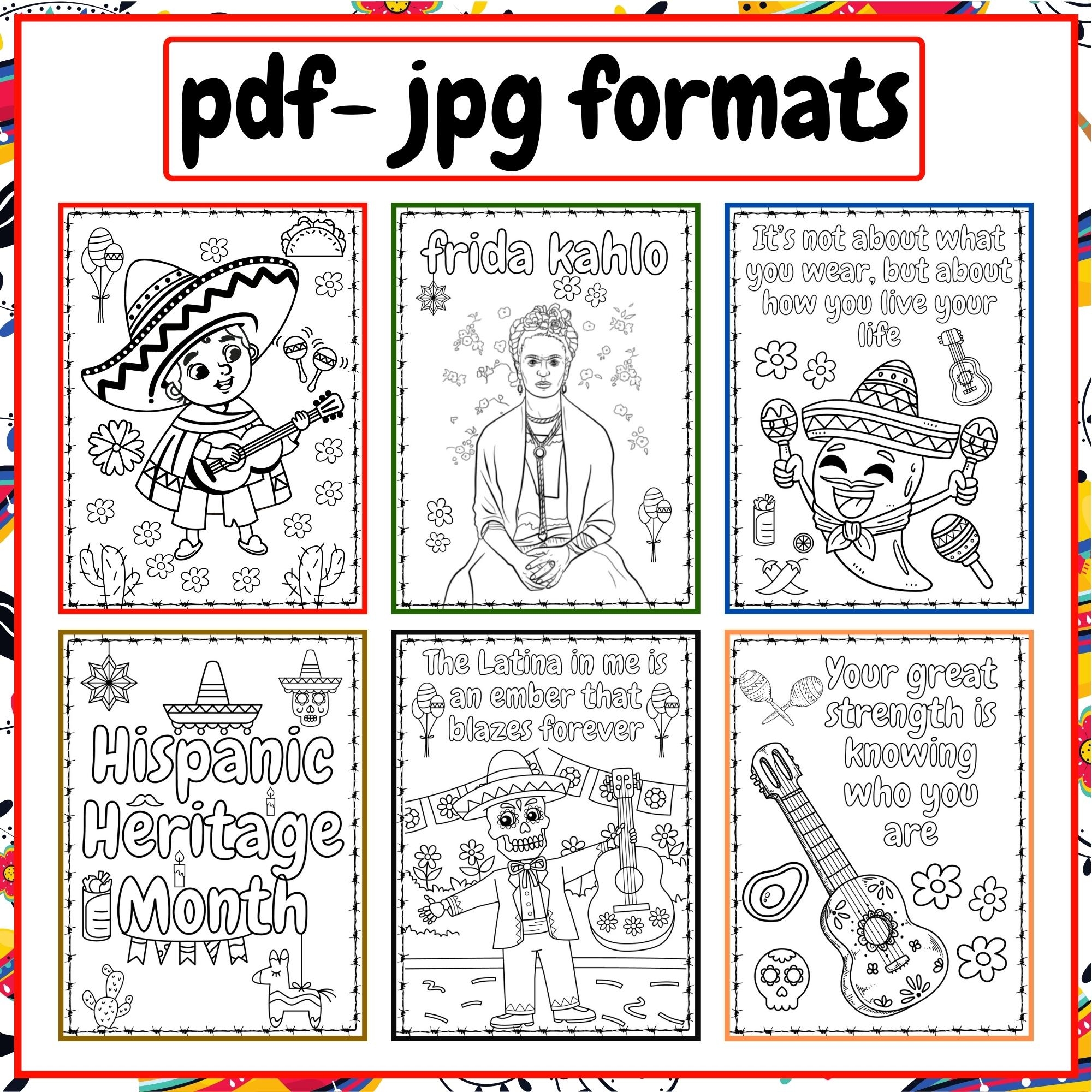 Hispanic Heritage Month Coloring Pages Hispanic Heritage Month Coloring Sheets Made By Teachers