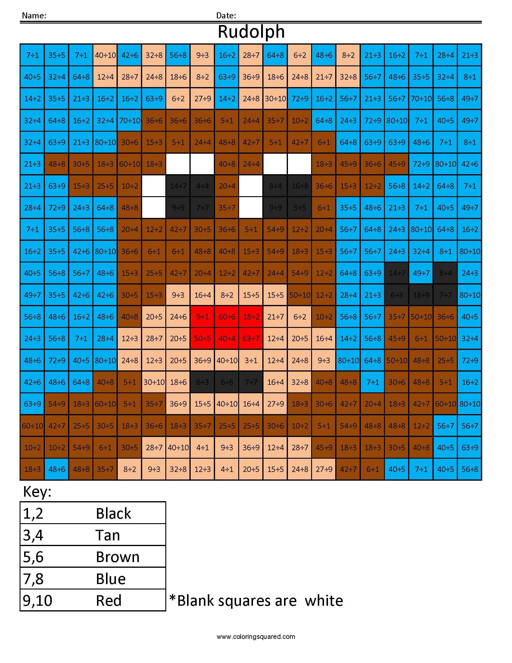 Holiday Multiplication And Division With Images Holiday Math Math Coloring Multiplication