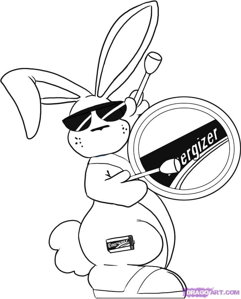 Image Result For Energizer Bunny Coloring Page Energizer Bunny Retro Art Prints Bunny