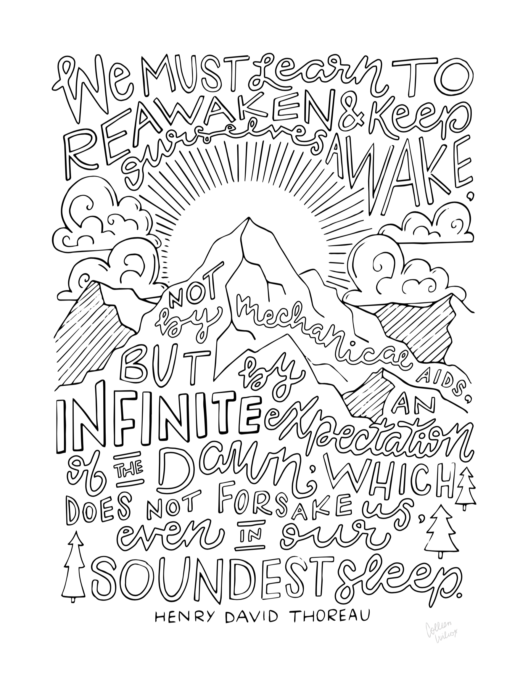 Encouraging Coloring Pages