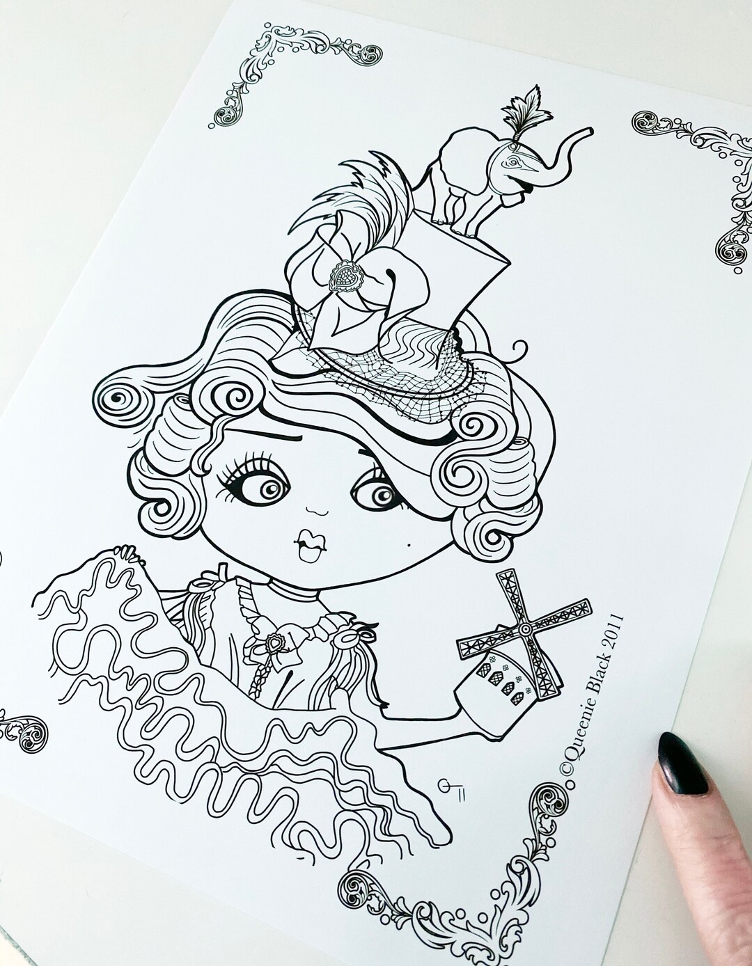 Moulin Rouge Coloring Pages