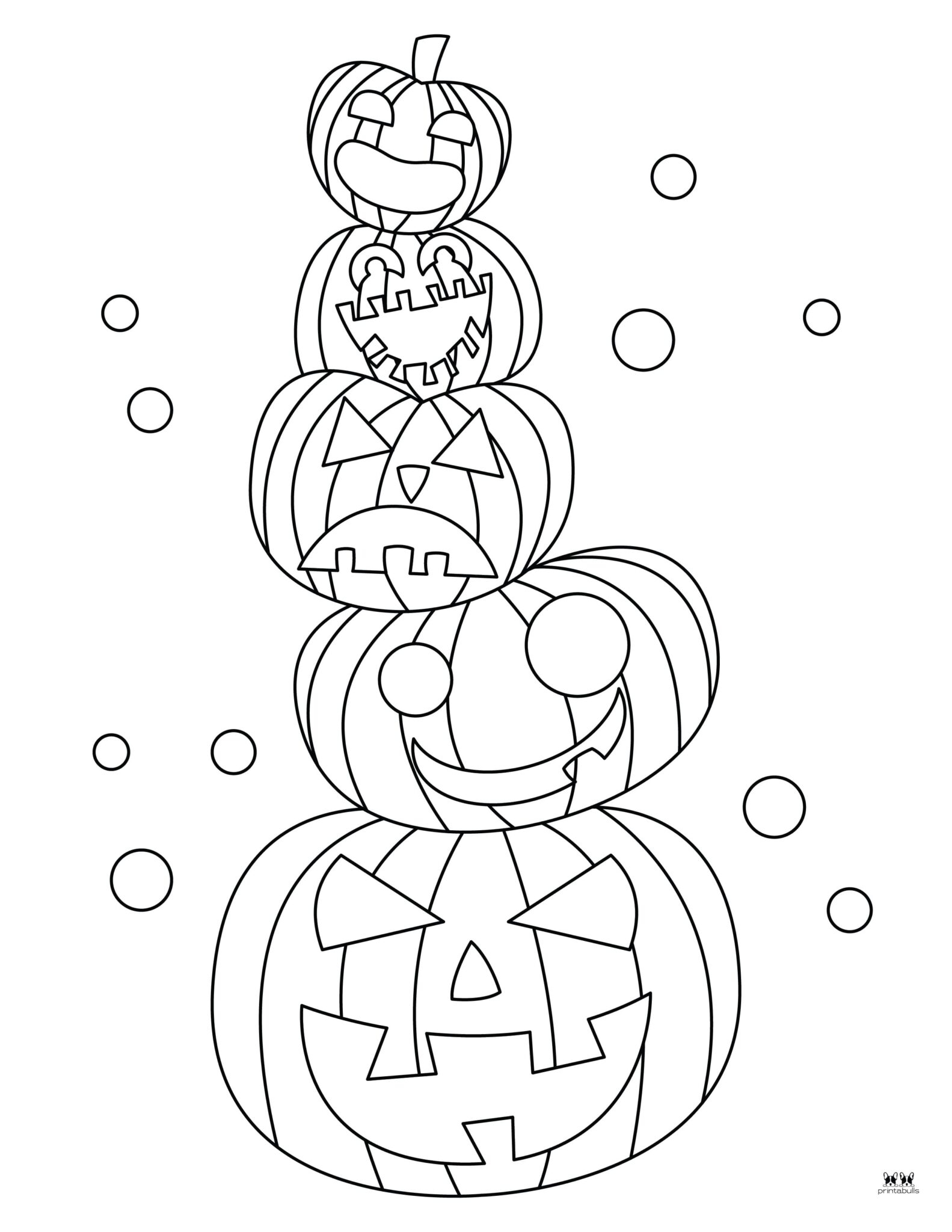 Jack O'lantern Coloring Pages