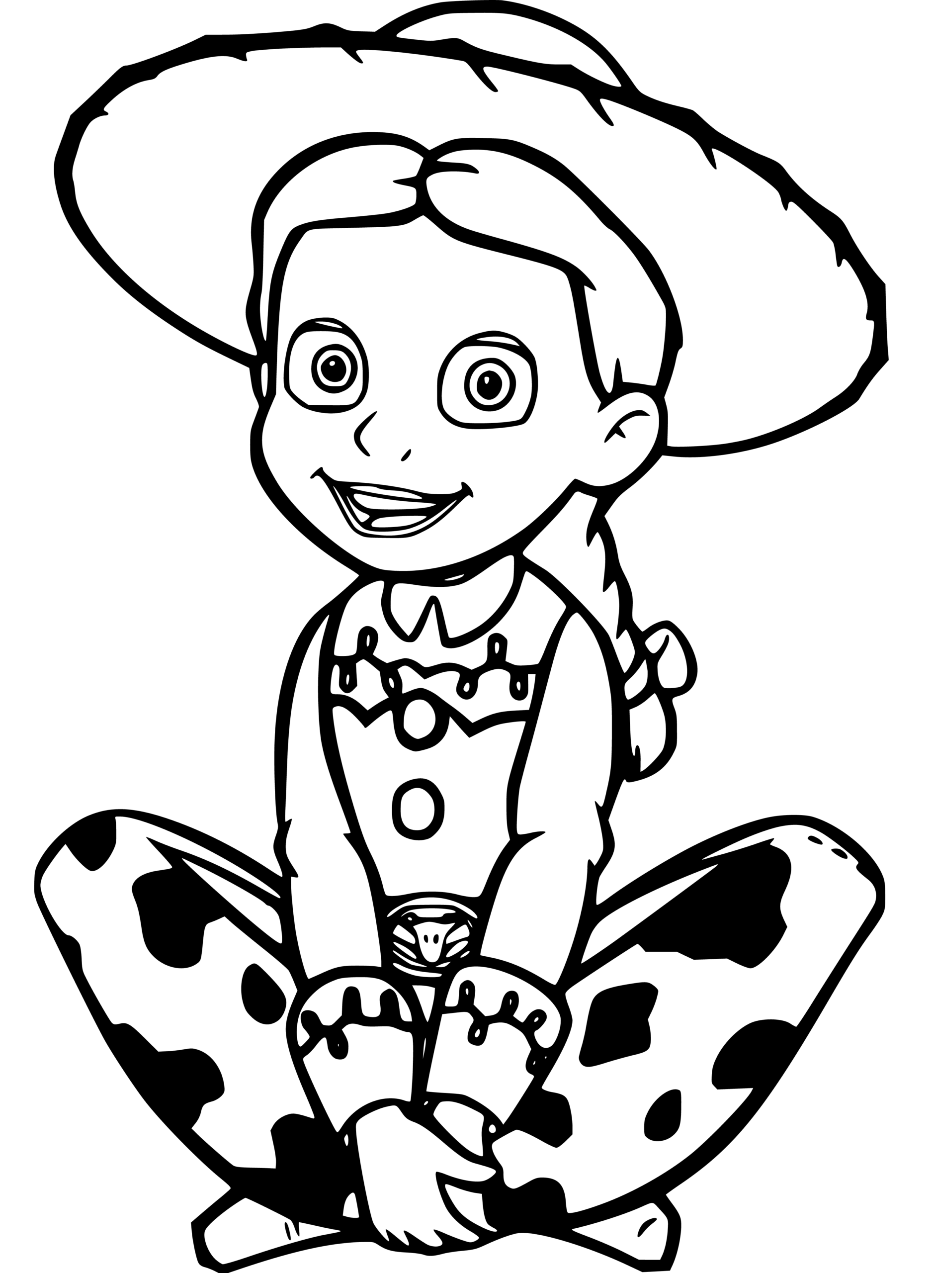 Jessie Toy Story Coloring Pages 10 Printable Sheets Simple To Draw Easy For Kids