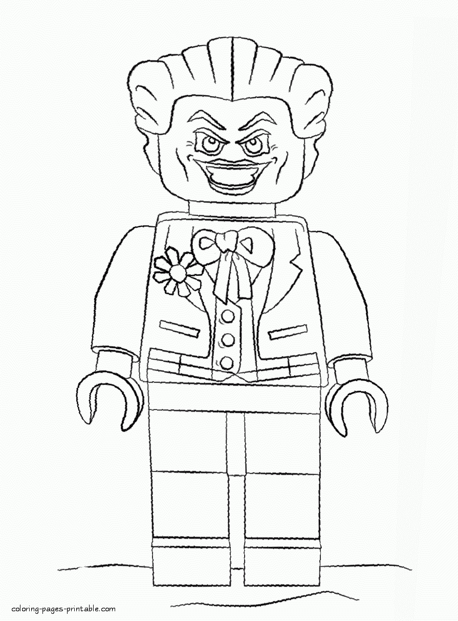 Joker Coloring Page COLORING PAGES PRINTABLE COM