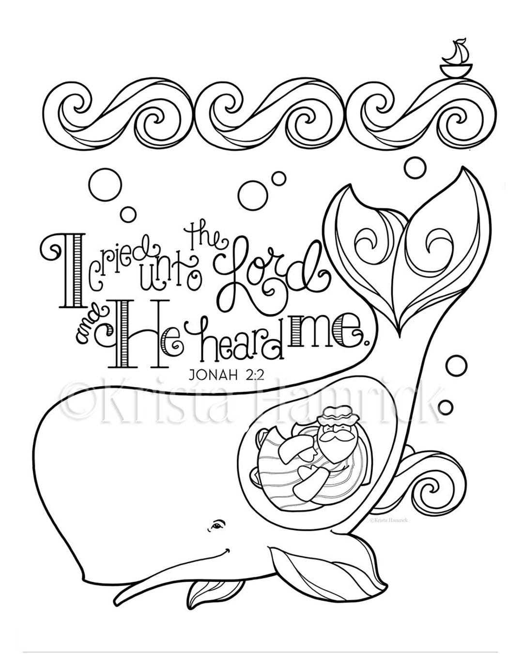 Jonah Coloring Pages