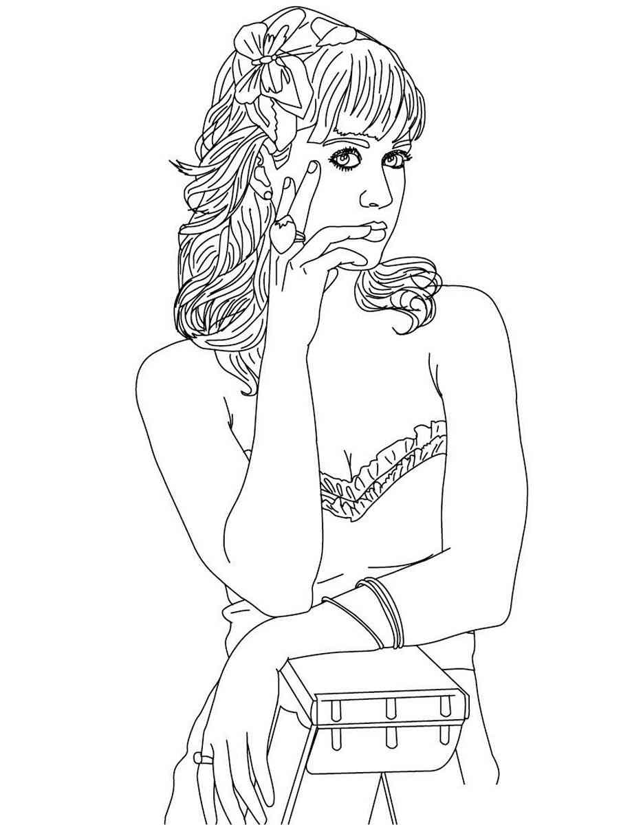 Katy Perry Coloring Pages