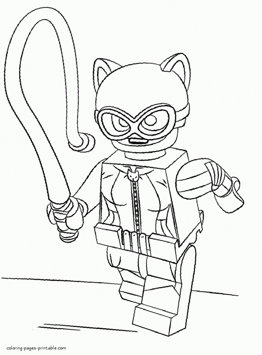Lego Catwoman Coloring Pages COLORING PAGES PRINTABLE COM