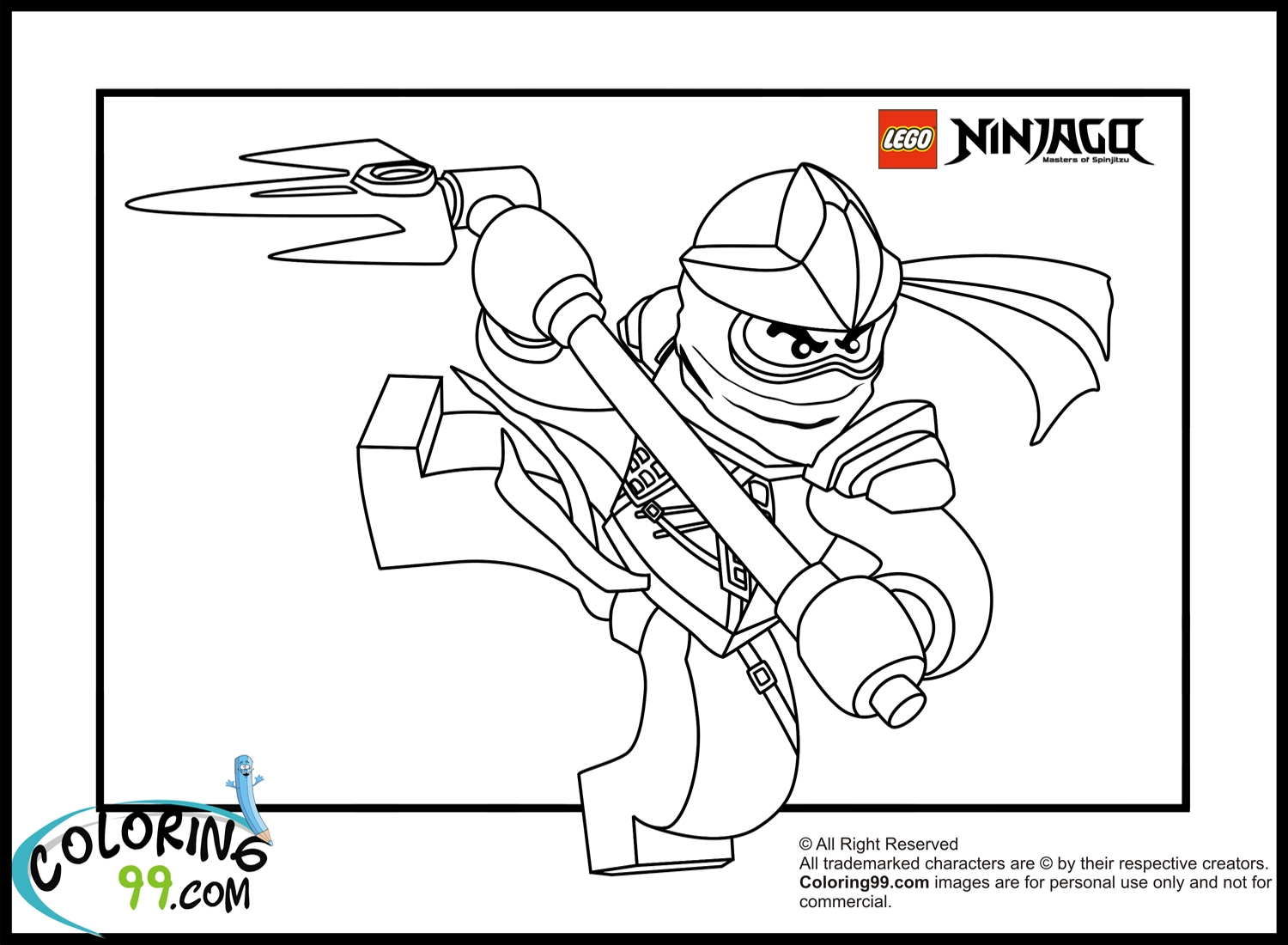 Ninjago Cole Coloring Pages
