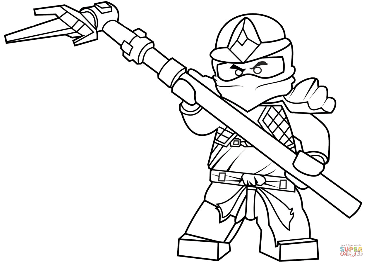 Lego Ninjago Cole ZX Coloring Page From Lego Ninjago Category Select From 27002 Printable