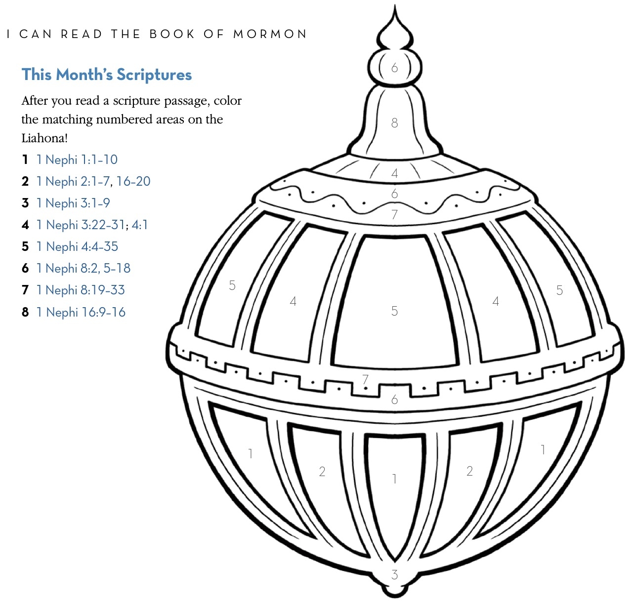 Liahona Coloring Page Coloring Pages