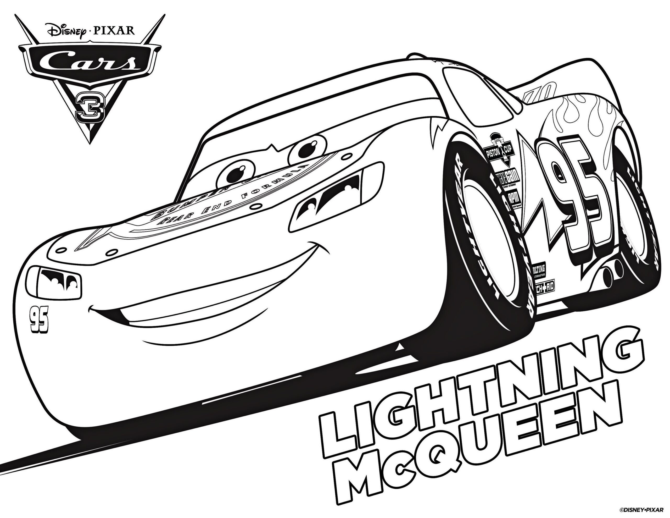 Lightning McQueen Coloring Pages Coloring Pages