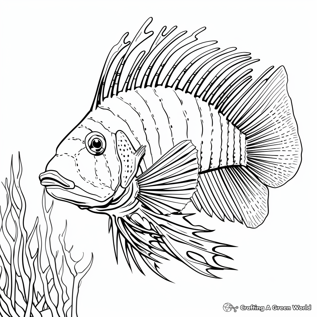 Lionfish Coloring Pages Free Printable