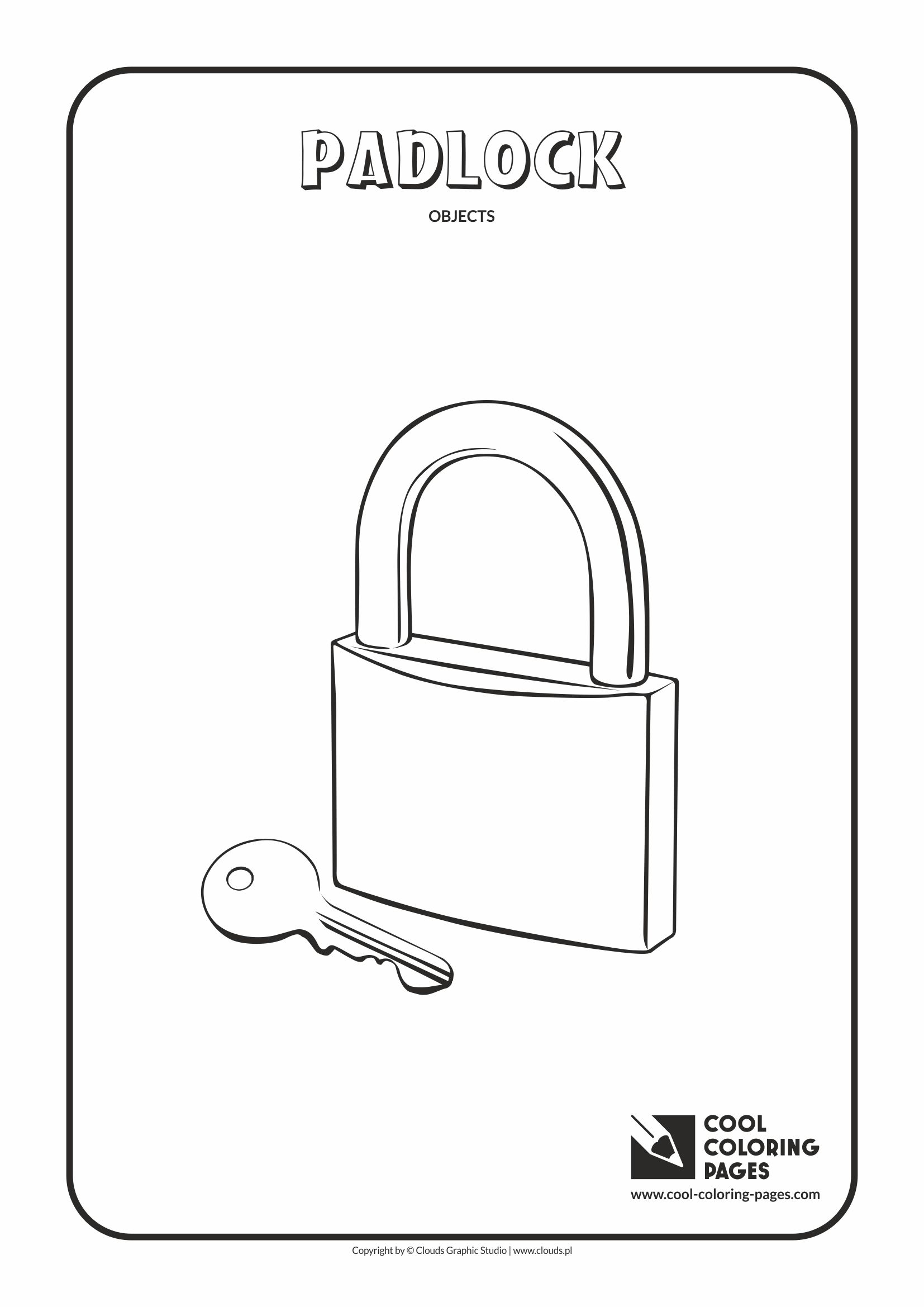 Lock Coloring Pages Safety Key Freecoloringpagefun Locke Printable Template Sketch Coloring Page