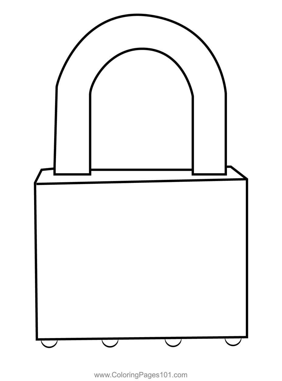 Lock Coloring Pages Safety Key Freecoloringpagefun Locke Printable Template Sketch Coloring Page