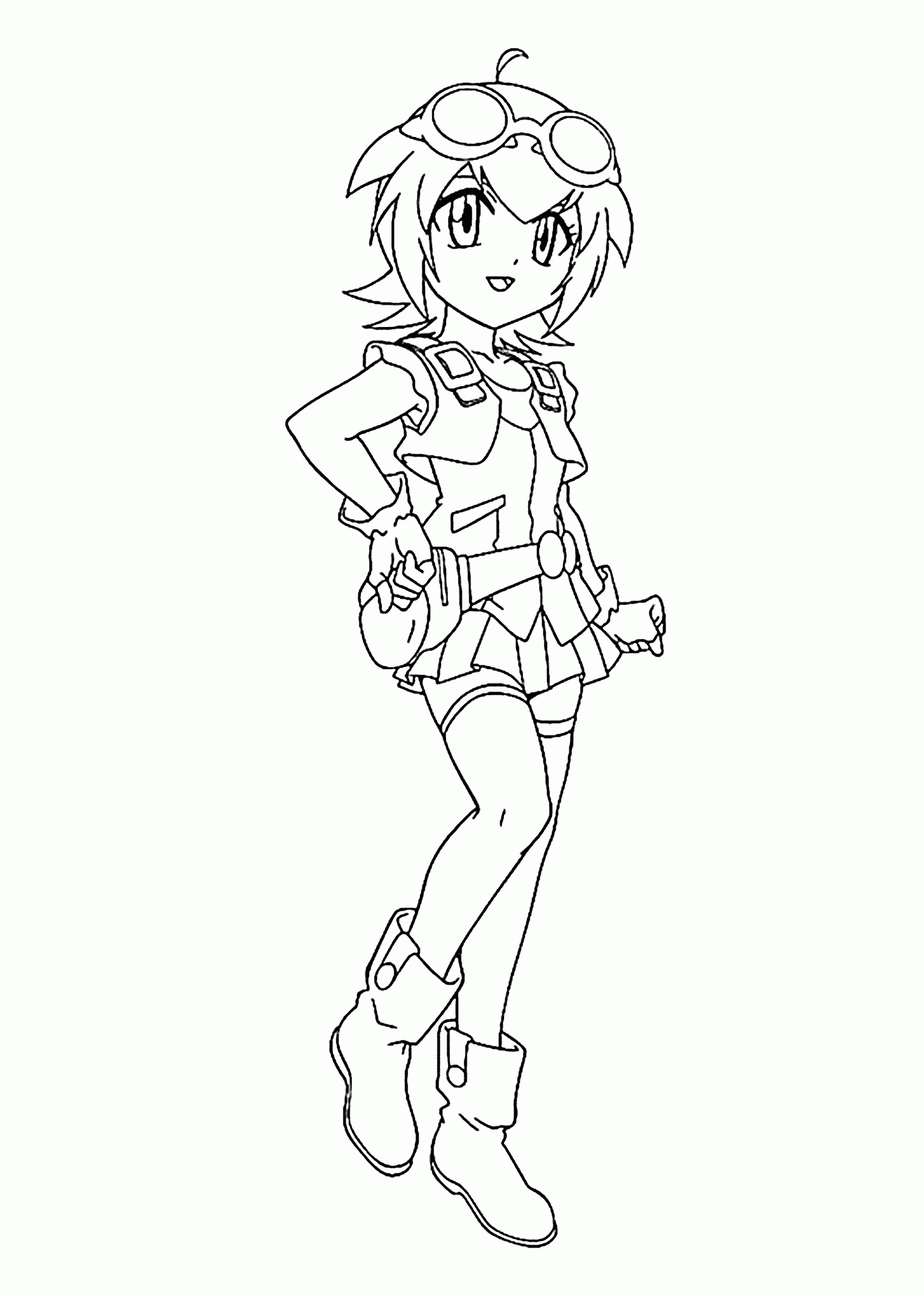 Madoka Beyblade Anime Coloring Pages For Kids Printable Free Anime Coloring Pages Anime