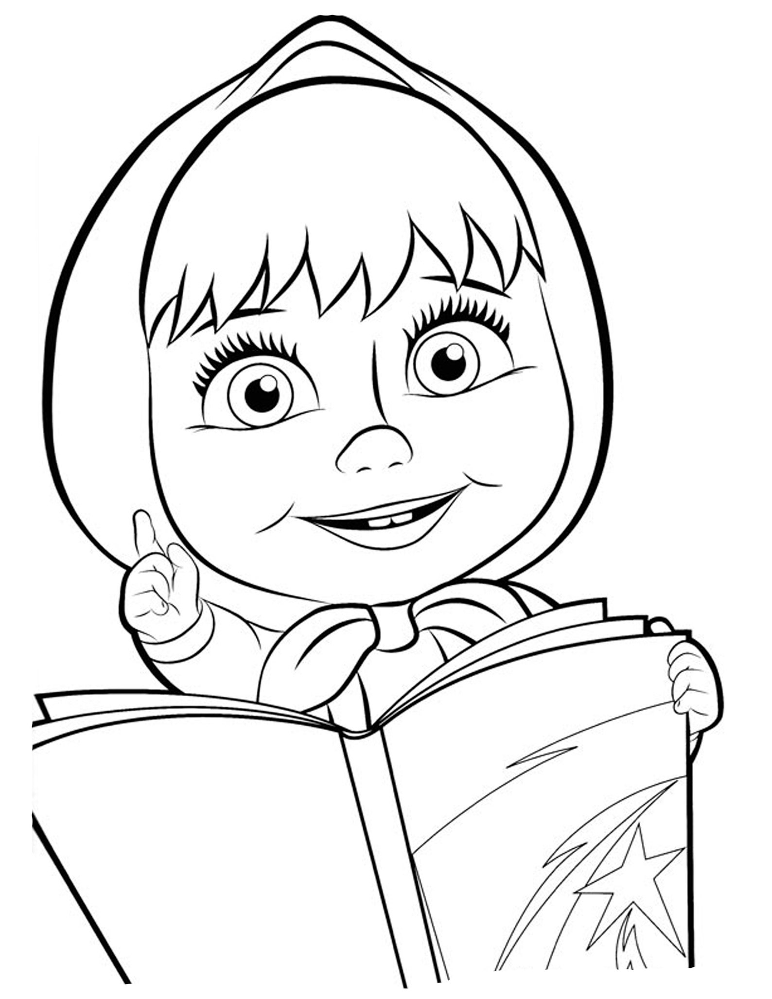 Masha And The Bear Coloring Pages Coloring Page Printable Kids Etsy