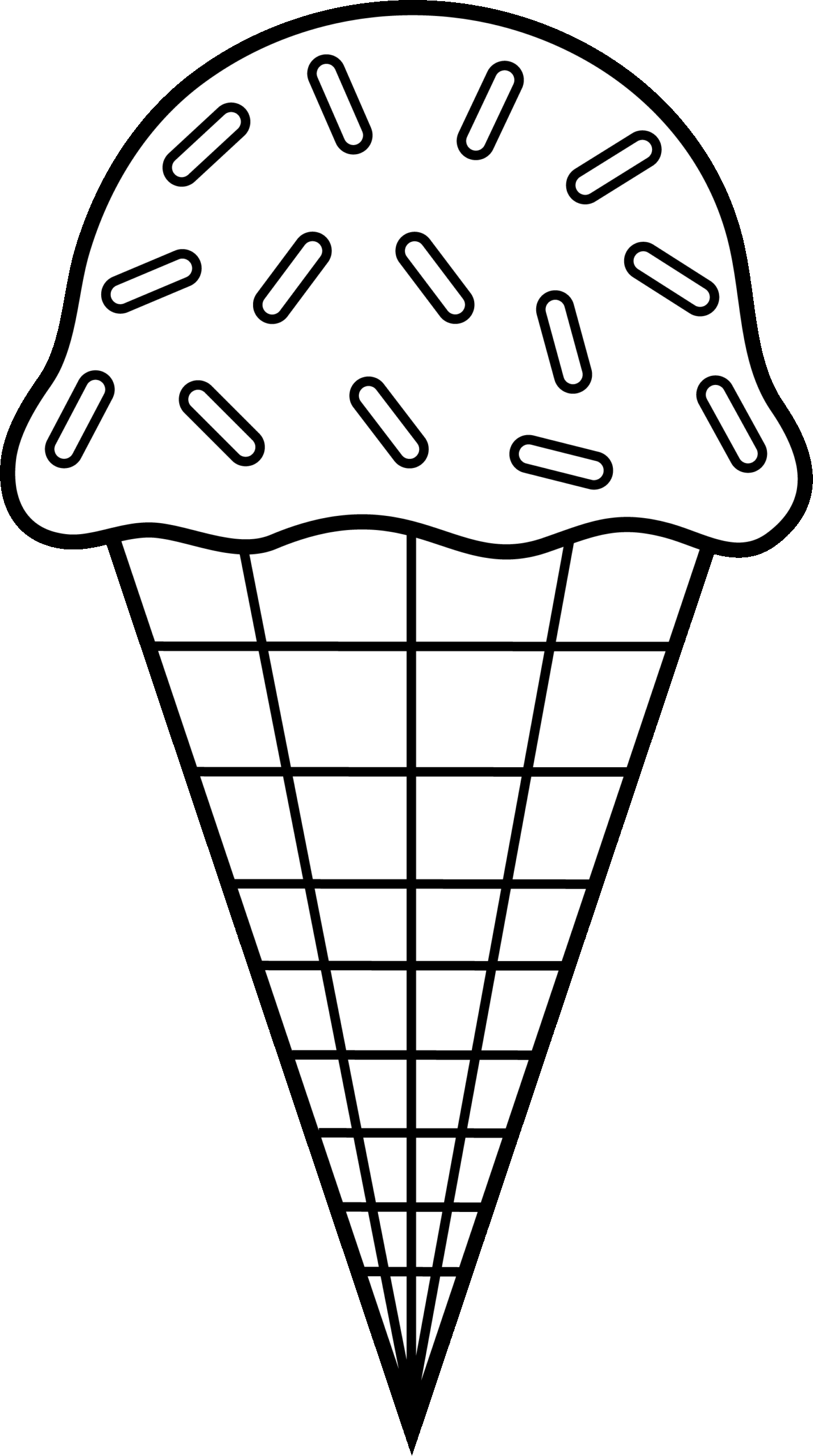 Cute Ice Cream Coloring Pages
