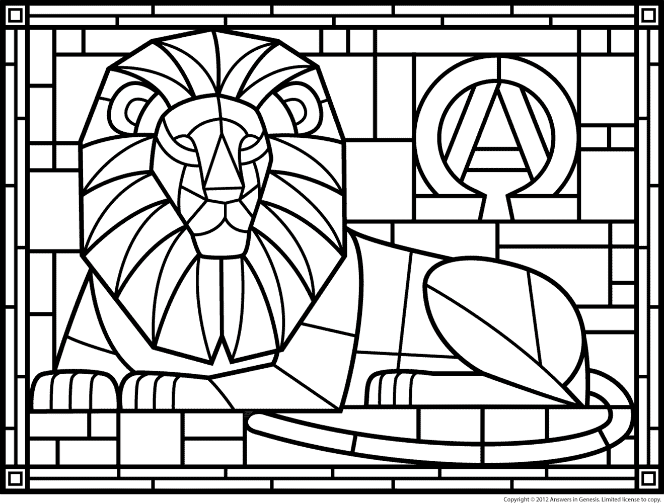 Medieval Stained Glass Coloring Pages Coloring Home