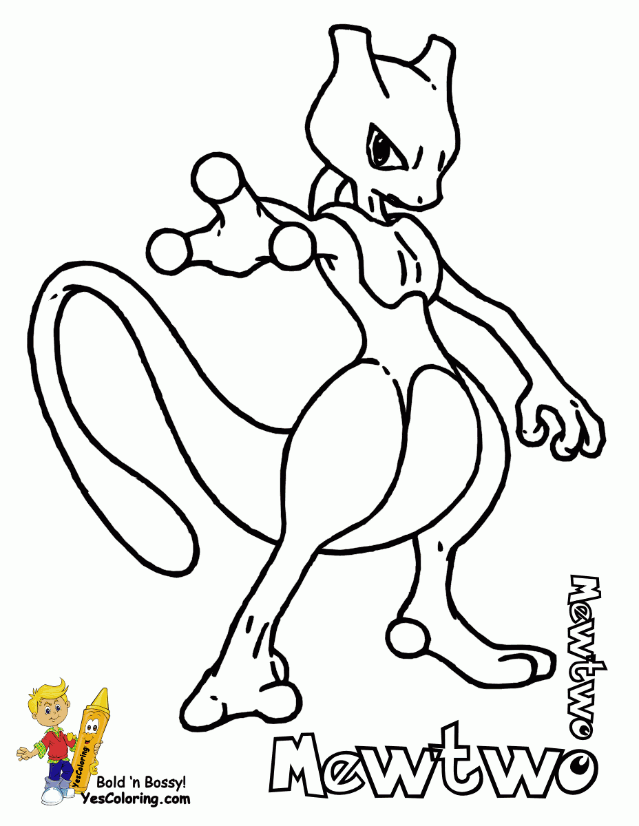 Mew Coloring Page Coloring Home