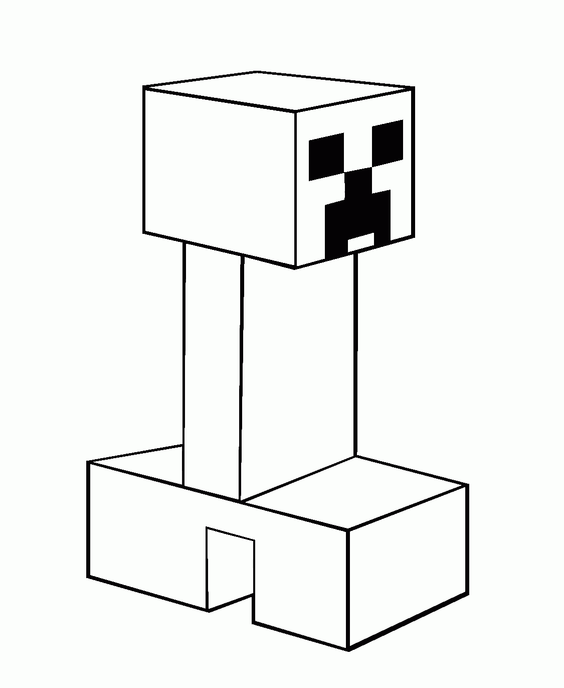 Minecraft Coloring Pages Steve Coloring Home