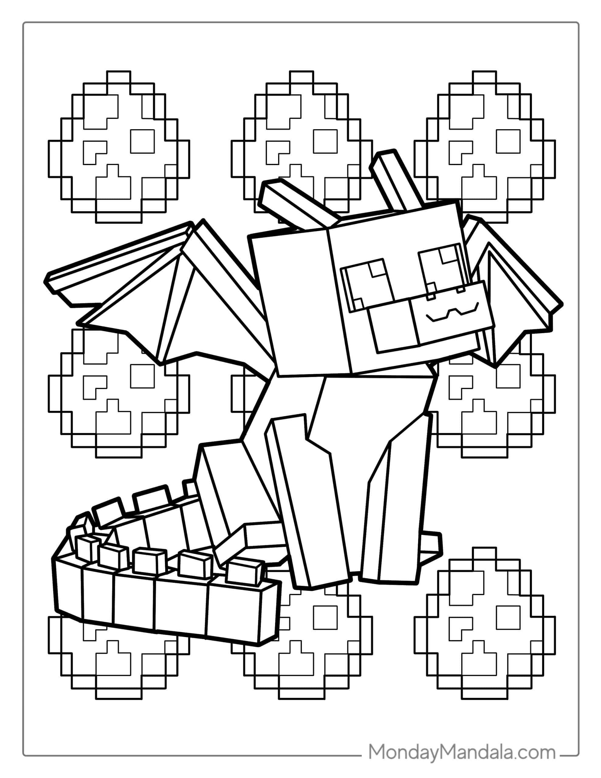 Minecraft Coloring Printables