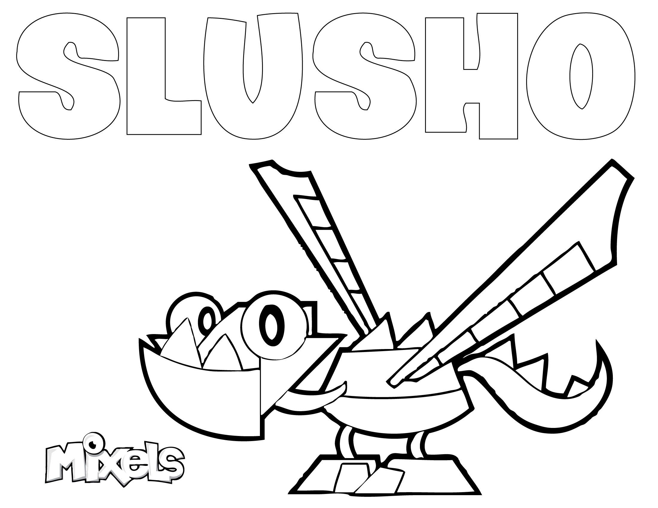 Mixels Coloring Pages