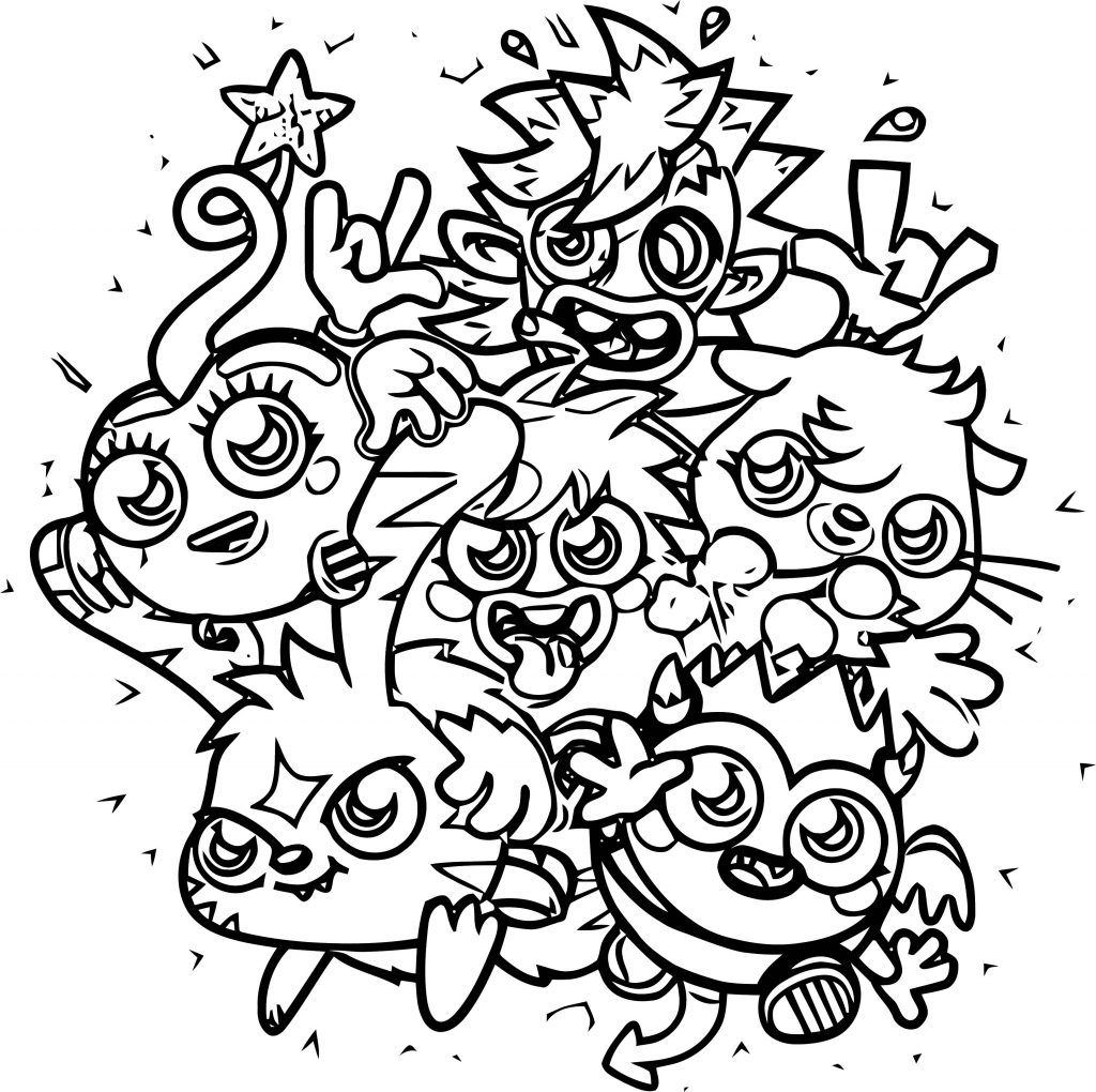 Moshi Monsters Coloring Pages