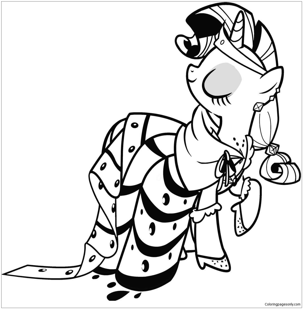 Mlp Coloring Pages Bases