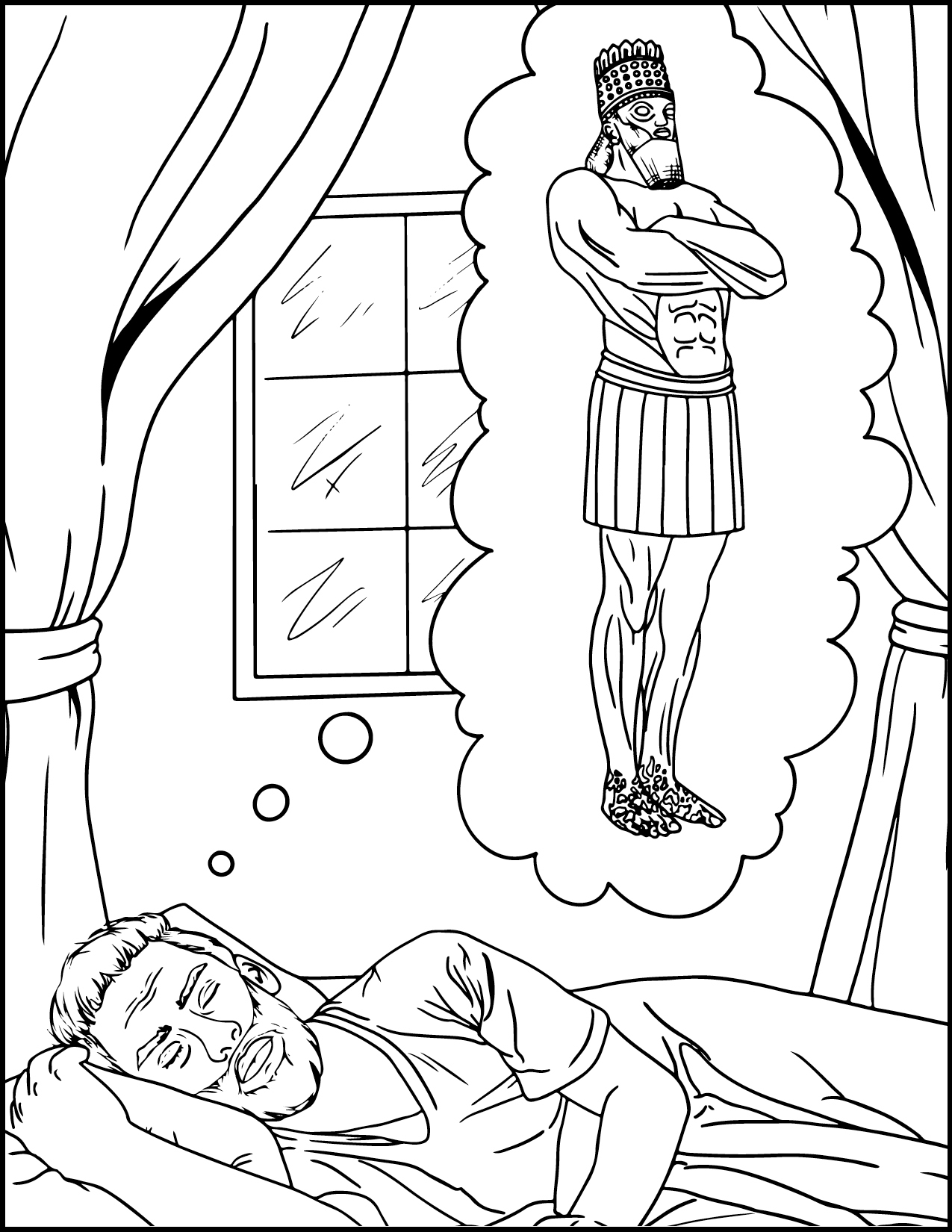 Nebuchadnezzar Coloring Page