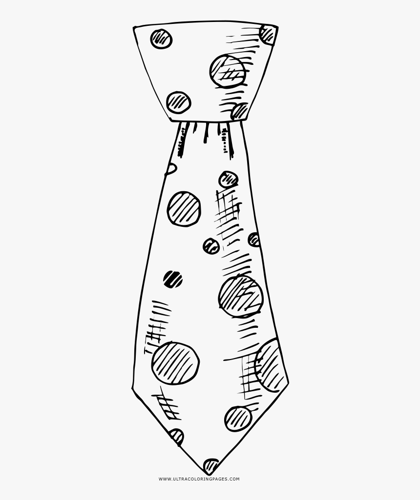 Necktie Coloring Page